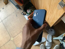菲科斯 适用苹果手机壳液态硅胶iPhone全包边磨砂防摔软壳 【6.1寸】苹果12-深蓝色+【钢化膜】 实拍图