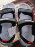 巴布豆童鞋男童凉鞋夏季新款中大童孩子防滑耐磨轻便软底男孩儿童沙滩鞋 BBD-XT0173黑绿 38码 鞋内长24cm 实拍图