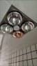 奥克斯浴霸壁挂式卫生间灯暖挂壁式风暖浴室暖风机灯泡取暖器挂墙式暖灯 灯风双暖-高热银泡+3米线 实拍图