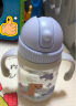 乐扣乐扣（LOCK&LOCK）儿童吸管水杯带手柄宝宝学饮杯婴儿水壶卡通图案小恐龙240ML紫色 实拍图