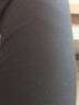 BORURZ 春夏季休闲裤男冰丝九分宽松弹力运动大码裤薄款胖子 黑色 3XL适合(190-210)斤 实拍图