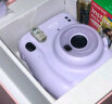 富士instax立拍立得 一次成像相机 mini11精美礼盒 丁香紫（含10张相纸） 实拍图