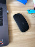 英菲克（INPHIC）M1P可充电无线鼠标【电量显示增强版】办公轻音 笔记本电脑家用2.4G 超薄便携 磨砂黑 实拍图