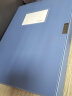 齐心(Comix) 10个装35mm加厚档案盒/A4文件盒/牢固耐用粘扣资料盒 收纳盒 蓝色 办公用品A1248-10 实拍图