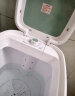 小鸭3.5公斤小型半自动单桶迷你洗衣机 婴儿小洗衣机 内衣裤洗衣机小型 抹茶绿 XPB35-1708 晒单实拍图
