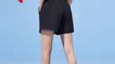 安踏速干运动短裤女士夏季款冰丝透气健身跑步瑜伽中考体育体测裤子 【速干-斜插口袋】黑色7505-1 XS 实拍图