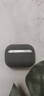 0度 苹果AirPods Pro3耳机壳保护套 Pods3/2/1代欧缔兰毛绒蓝牙耳机保护壳 全包防摔抗指纹轻奢男女 黑灰色-意大利Alcantara材质 AirPods Pro 实拍图