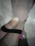 步之秀女袜透气薄款短款水晶袜女袜子日系袜子短袜女款短丝袜短筒丝袜 袜背小熊短款黑丝6双 均码 实拍图