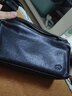 美洲野牛 斜挎包男真皮单肩包横款牛皮小背包商务休闲挎包时尚父亲节礼物 黑色 实拍图