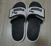彪马（PUMA）黑白透气魔术贴拖鞋男女家居外穿休闲凉鞋ROYALCAT372280 白-黑色-02 43 实拍图
