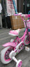 凤凰（Phoenix）儿童自行车3-5-8-10-15岁宝宝单车公主钻石浪漫粉色带辅助轮礼物 【凤凰粉系】梦幻浪漫粉 12寸（适合身高85-100cm） 实拍图