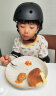 京东京造  儿童头盔护具套装 轮滑溜冰滑板平衡车自行车护具7件套 黑色 实拍图