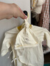 papa爬爬婴儿衣服新生儿连体衣胎帽两件套衣服婴儿服爬服 黄色（适用15-25℃） 52cm 0-1个月 实拍图