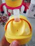 babycare小企鹅学饮杯 儿童吸管式水杯 儿童防漏防摔带手柄喝奶瓶含重力球 企鹅水杯240ML+300ml保温杯-粉 实拍图
