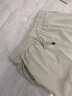 DIOULIFE夏天男士休闲套装夏季运动套装男衣服冰丝短袖T恤运动服套装潮牌 855卡其 XL 实拍图