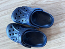 CROCS卡骆驰贝雅儿童洞洞鞋男女童户外包头沙滩鞋拖鞋/207013/207012 深蓝色-410 25 (150mm) 实拍图