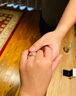 I Do【定制】Be My Love系列18K金钻石戒指 扭臂女戒求婚生日节日礼物  14号/18K金/30分/SI/I-J改圈±2 实拍图
