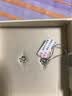 六福珠宝  铂950太阳花铂金耳钉耳饰 计价 HIPTBE0002 1.39克(含工费110元) 实拍图
