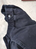 红蜻蜓【新品】休闲裤女春季新款裤子松紧腰哈伦裤女装萝卜长裤 黑色加绒 M 【建议90-118斤】 实拍图