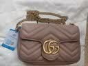 古驰（GUCCI）女包 Marmont马蒙牛皮链条单肩包GG酷奇经典斜挎包包女士 中号 白色 26cm 酷奇女包 七夕情人节礼物 实拍图