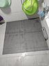 夕音塑料地垫卫生间厕所防滑垫镂空胶垫子卫浴洗澡间淋浴防滑脚垫可裁剪厨房浴室脚踏垫家用厨房防水垫橡胶垫 大灰色中厚4.5毫米 0.9米宽*1米价格 实拍图