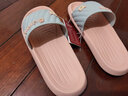 安尚芬 踩屎感凉拖鞋男女士室内外潮流舒适EVA软底新款情侣防滑一字拖 粉色 36-37 正码（内长230MM） 实拍图