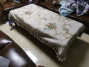 乐唯仕 高端欧式餐桌桌布高档台布奢华长方形茶几桌布布艺轻奢高级感正方形餐桌垫客厅家用西餐桌子垫子定制 洛丽塔-米 180cm直径圆桌布适合直径120-140cm圆桌 实拍图