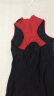 泳劲（YONJEN）平角连体 鲨鱼皮 女士游泳衣  显瘦保守 高领不露 有加大码 Y1922 黑红 XL(1.65米/125斤) 晒单实拍图