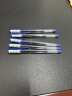 三菱（uni）UM-100学生用中性笔签字笔蓝色(替芯UMR-5)0.5mm5支装 实拍图