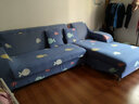 帕布（pabu）沙发套全包罩四季通用贵妃组合弹力防滑布艺全盖沙发保护罩盖布 北欧鹿 四人（适用235-300cm长度）单件 实拍图