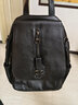 ANDSEEYOU小背包女双肩包2025新款时尚百搭休闲韩版小书包软牛皮包节日礼物 黑色 实拍图