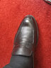 金利来（Goldlion）男鞋商务休闲鞋皮鞋轻便舒适套脚乐福G521310324AAB-黑色-43码 实拍图