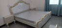 尊范（ZUF）欧式双人床现代简约皮床轻奢床卧室家具1.8米公主床主卧大床 床+柜*2+床垫（四件套） 1800*2000框架结构 实拍图