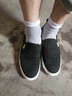 绅序（SHENXU）老北京布鞋男鞋传统布鞋男套脚懒人鞋低帮帆布鞋透气休闲鞋黑色 HW01黑色 44 实拍图