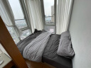 南极人NanJiren 亲肤四件套 双人床上用品水洗磨毛简约被套200*230cm床单枕套床上家纺家用 1.5米床 实拍图
