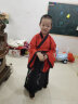 喵驼中小学生6-8-10-12岁男孩儿童汉服男童古装汉服国学服装小学生开笔礼男童弟子规三字经演出服 玉龙红色-送折扇-送鞋子 备注鞋子尺码 120 实拍图