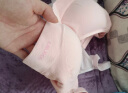 嫚熙（EMXEE）哺乳内衣孕妇文胸喂奶前开扣聚拢有型怀孕期胸罩 蜜桃粉 L 实拍图
