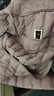 雪中羽皇轻薄羽绒服女连帽2025年秋冬新款休闲小个子白鸭绒保暖防寒外套 紫色 M (160) (80-95斤） 实拍图