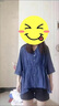 哈夫朵大码女装胖MM2026夏季新款韩版宽松衬衫百搭减龄复古套装女装 999藏青色上衣【单件】 3XL 【建议160-180斤】 实拍图