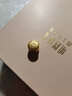明牌珠宝黄金涂鸦生肖转运珠足金3D硬金串珠男女AFP0335定价 猴AFP0343 约0.87-1.09克 实拍图