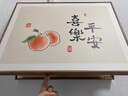 顺吉祥利 猫咪电表箱装饰画遮挡配电箱电闸盒开箱多媒体挂画开关餐厅壁画 B8017平安喜乐寓意 45*35cm(遮挡35*25)掀盖黑框 实拍图