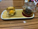 正扬竹制茶盘托盘家用日式功夫茶具迷你实木茶海简约干泡台 大长方蓄排双用密胺白—窗花 实拍图