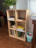 林之语全实木矮格子柜家用组合收纳储物柜八格小型书架置物架落地书柜 【全实木】松木无漆6格90x60 实拍图