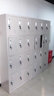 韩瑞佳更衣柜四门六门员工柜铁皮柜带锁储物柜工具柜寄存包柜鞋柜 二门更衣柜 豪华款 实拍图