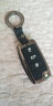 拓玛仕（TUOMASHI）大众速腾钥匙套宝来polo凌渡lcc途观l朗逸迈腾帕萨特探岳歌车包壳 全包E款+指环扣【深耀黑】 实拍图