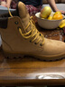 帕拉丁（PALLADIUM）新款保暖大黄靴子男休闲户外真皮马丁靴百搭高帮鞋男女同款工装靴 琥珀黄 40 实拍图
