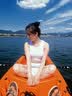 DK游泳衣女分体裙式性感聚拢保守遮肚显瘦韩国泡温泉泳装 白色 M 实拍图