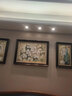 泓砚欧式客厅餐厅装饰画美式简欧油画风格走廊沙发背景墙壁儿童房挂画 鹿禄平安-雅黑金 中80X60左右40X60cm 实拍图