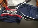 美津浓（MIZUNO）泳衣女士沙滩防晒分体平角裤三件套吊带罩衫显瘦温泉装GB303白L 实拍图