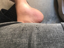 琛倪 九分牛仔裤男秋季薄款修身小脚网红韩版潮流休闲男士弹力裤 帝9250【灰色】 32 实拍图